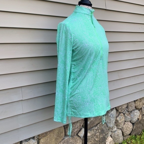 The Black Dog Ladies Outfitters Half Zip - Minty Green - Picture 4 of 16
